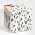 Коробка складная «Город новогодний», 18 × 18 × 18 см